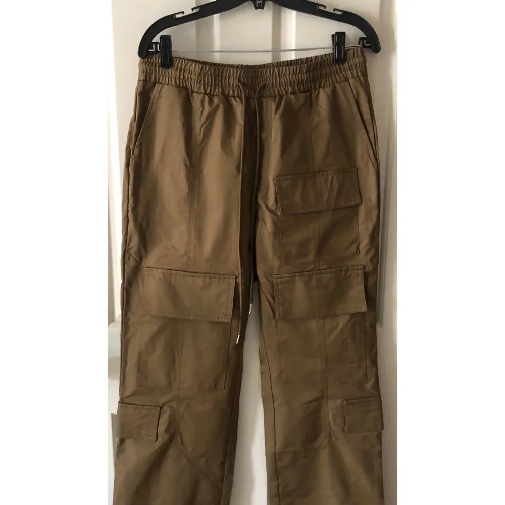 New EPTM Parachute Cargo Pants Brown Size Small